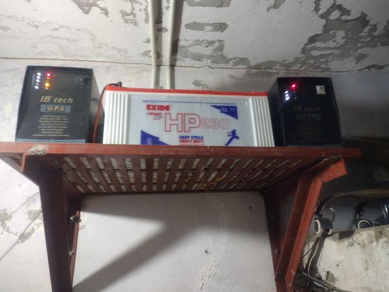 Exide HP 230 batteries and ups inverter 1