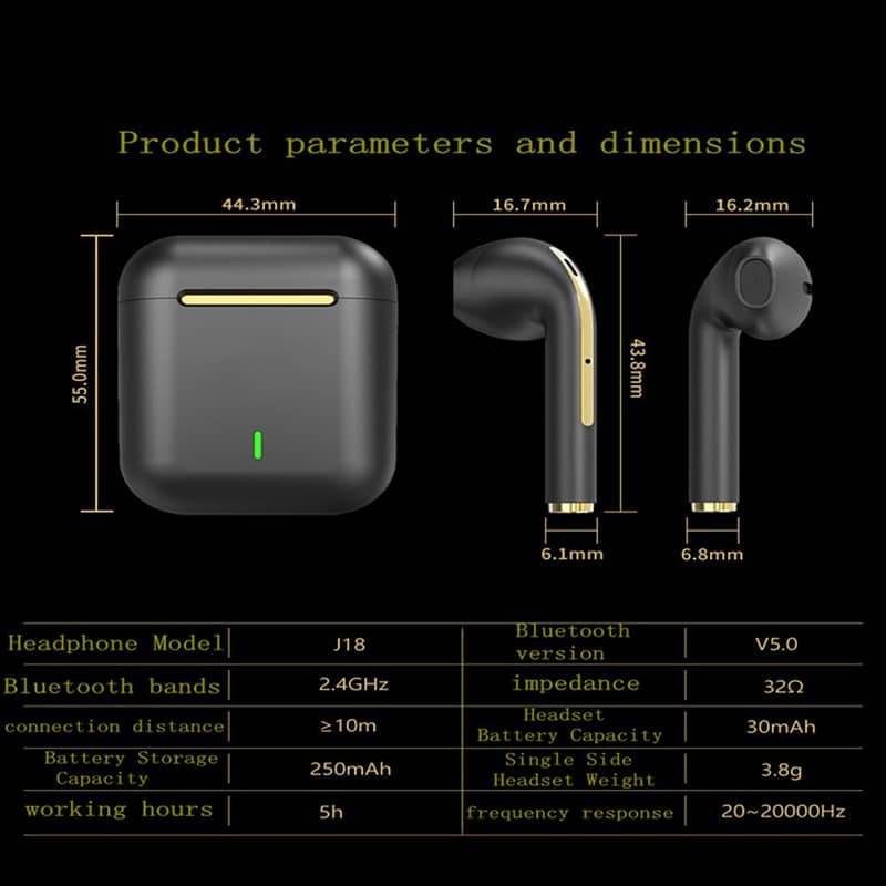 XIAOMI Wireless Bluetooth Headphones In Ear Stereo Sports Earphone Tu 1