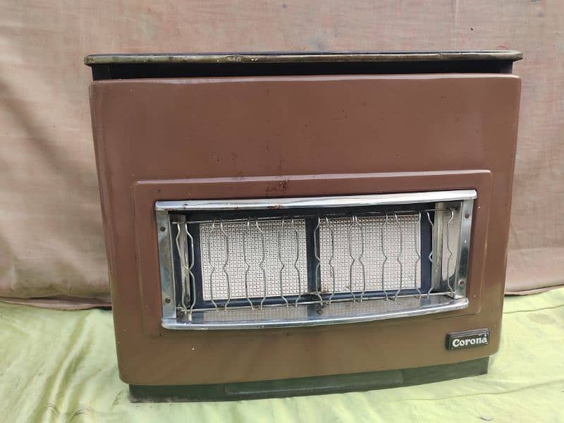 corona double burner heater ha bilkul ok ha only service huna wali ha 1