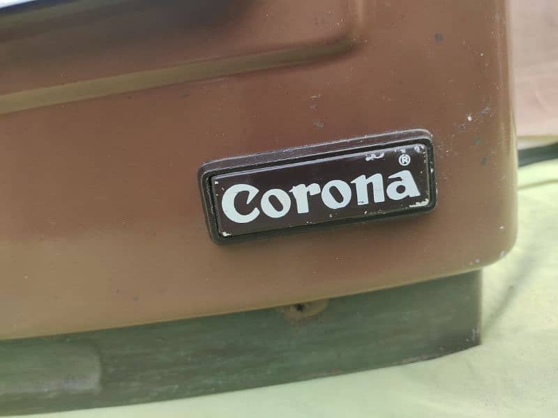 corona double burner heater ha bilkul ok ha only service huna wali ha 3