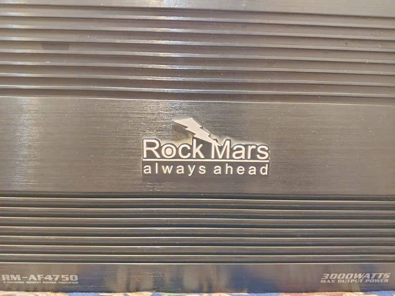 Rock Mars 4 Chanel amplifier 3000 watts 0