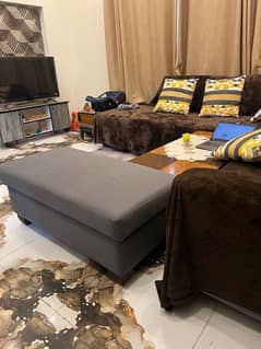 Premium 9-Seater L-Shaped Sofa (10/10 Condition)