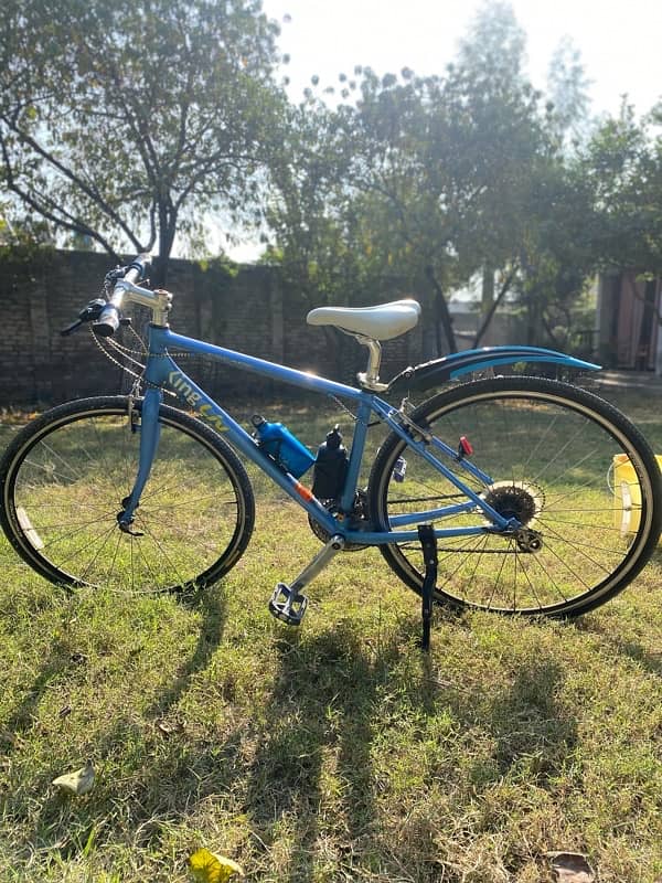 beautiful blue sports bicycle for sale 1