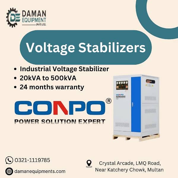 VOLTAGE STABILIZER 100 KVA 0