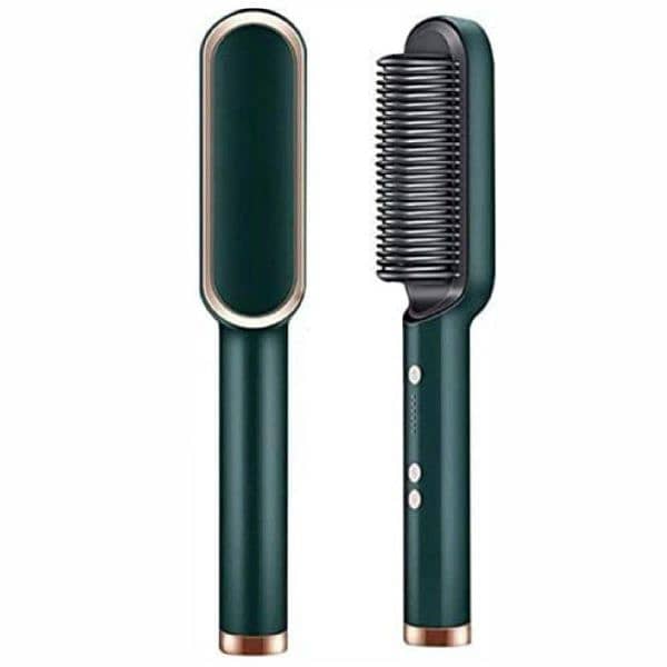 Corded electric hair straightener brush 4