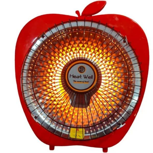 Electric Heater with Carbon Halogen Apple Shape Room Electric Heater 0