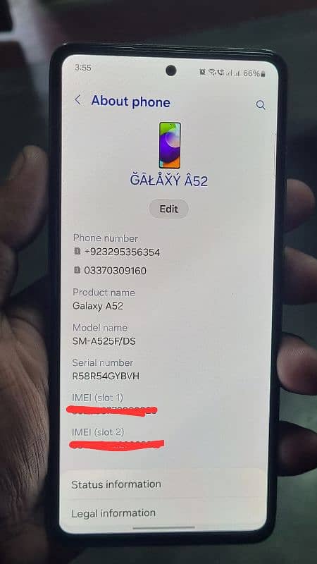 Samsung Galaxy A52 0