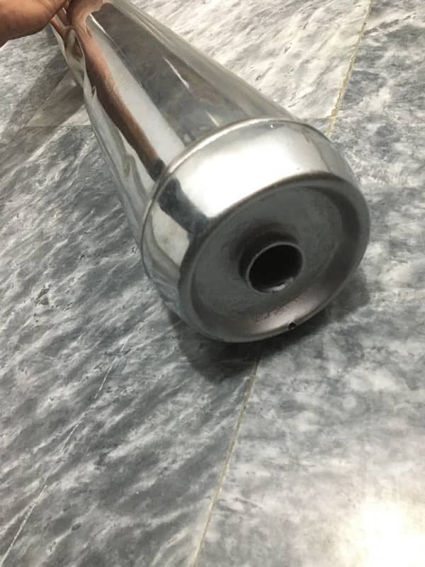 Honda 125 Silencer ( Silver ) 2