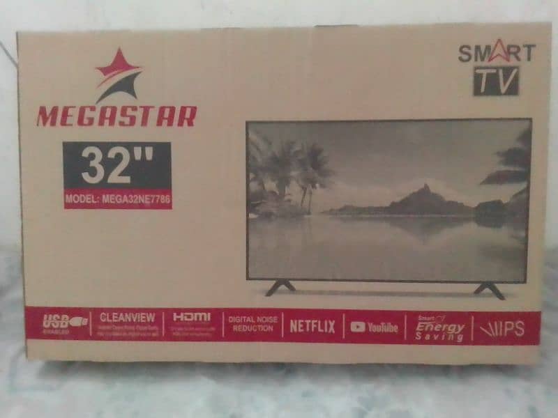 MEGASTAR 32 INCHES SMART wofar TV 1