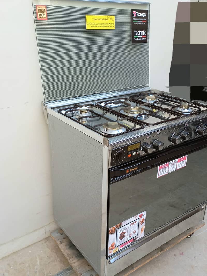 Imported Cooking Range Tecnogas Oven 5 Burners Technogas Italian 1