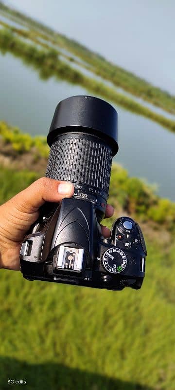 Nikon d3300 with 55-200mm lens 0