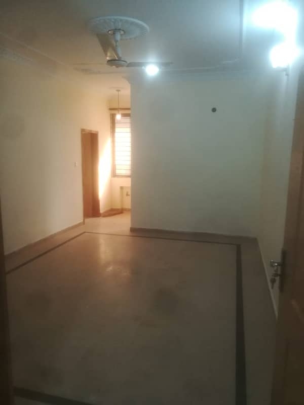 14marla 3beds DD TV lounge kitchen attached baths neat clean ground portion for rent in G 13 3 islamabad 3