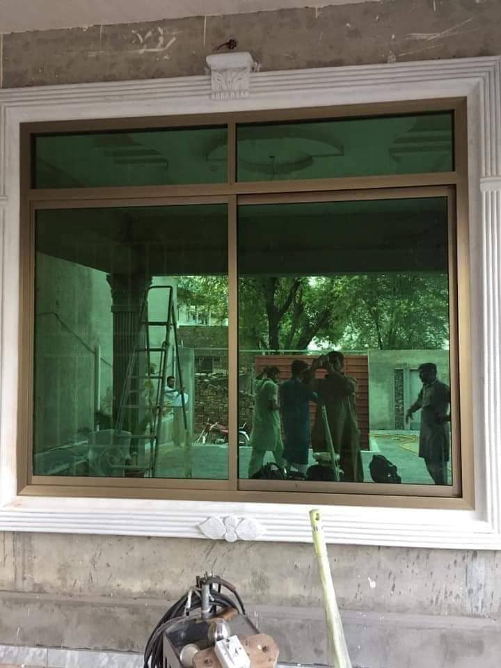 aluminium window/upvc door/glass work/partition/upvc window/cabine 8