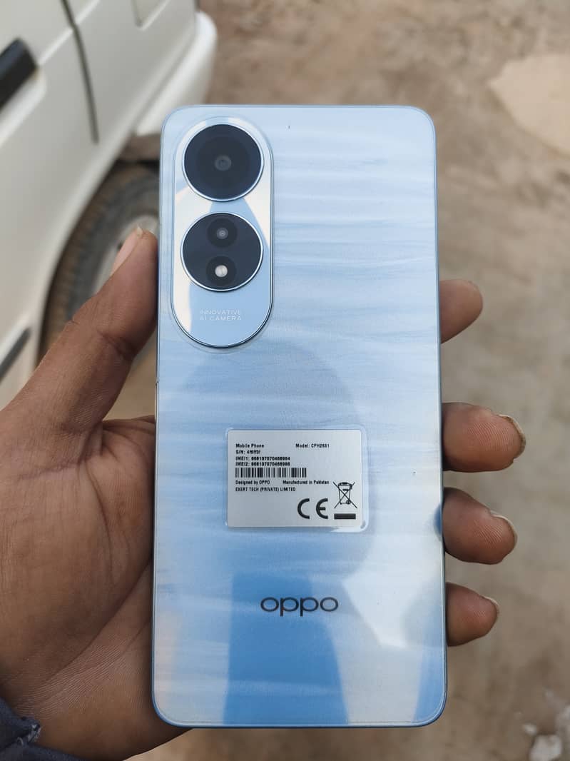 oppo a60 zero condition full box 6 month wranty 0