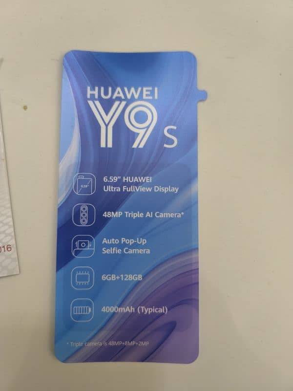 Huawei y9s (128gb) + PTA apprved 1