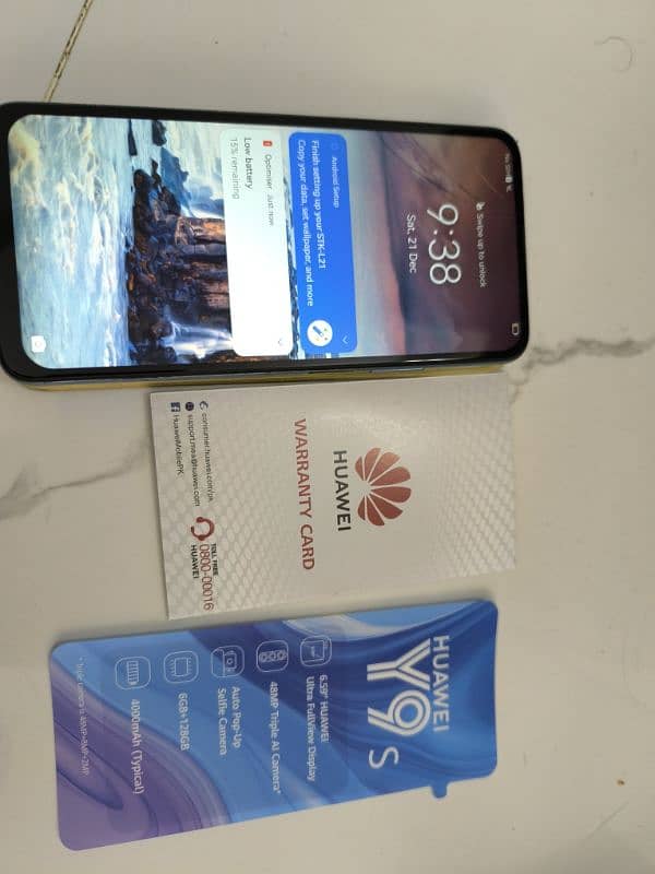 Huawei y9s (128gb) + PTA apprved 2