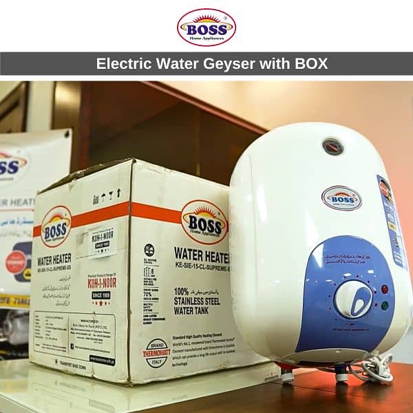 boss geyser for sale new condition 2