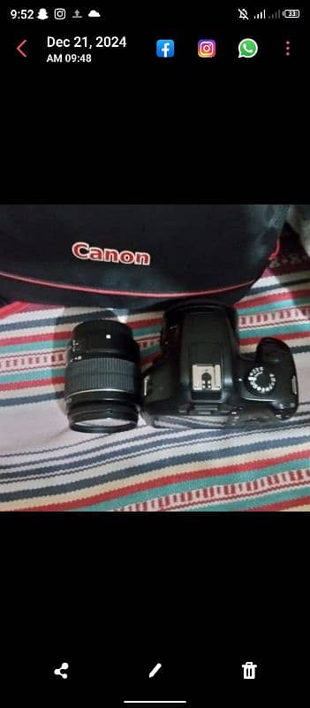 canon eos 4000d with extra lense 1