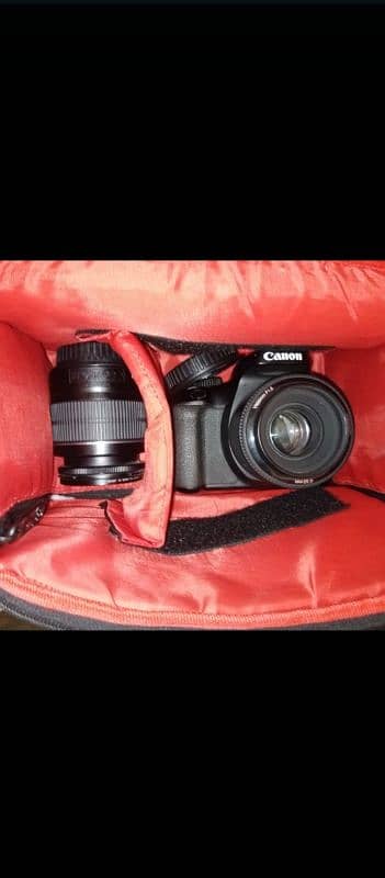 canon eos 4000d with extra lense 6