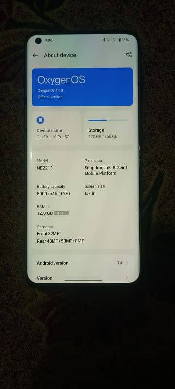 OnePlus 10 pro 5G 12/256 non pta 2