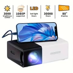 Compact Home Theater Projector with EU Plug - 720P