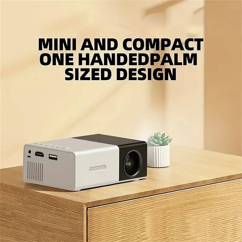 Compact Home Theater Projector with EU Plug - 720P 6