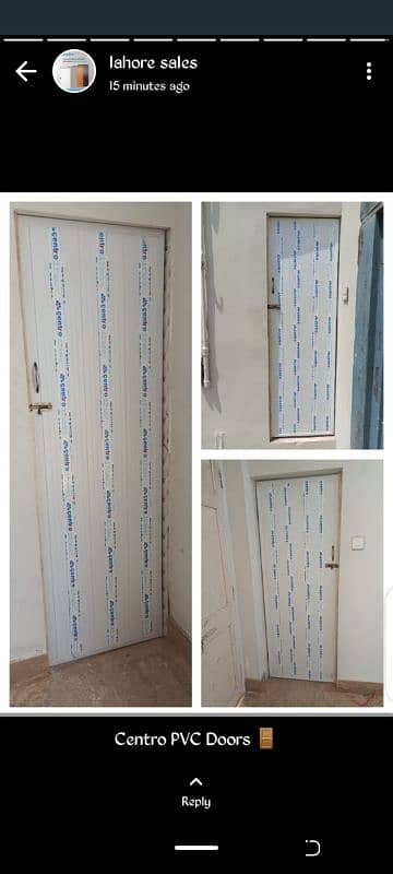 pvc door washroom door 0