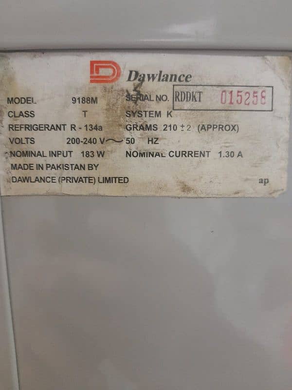 dawlance Refrigerator for sale 4