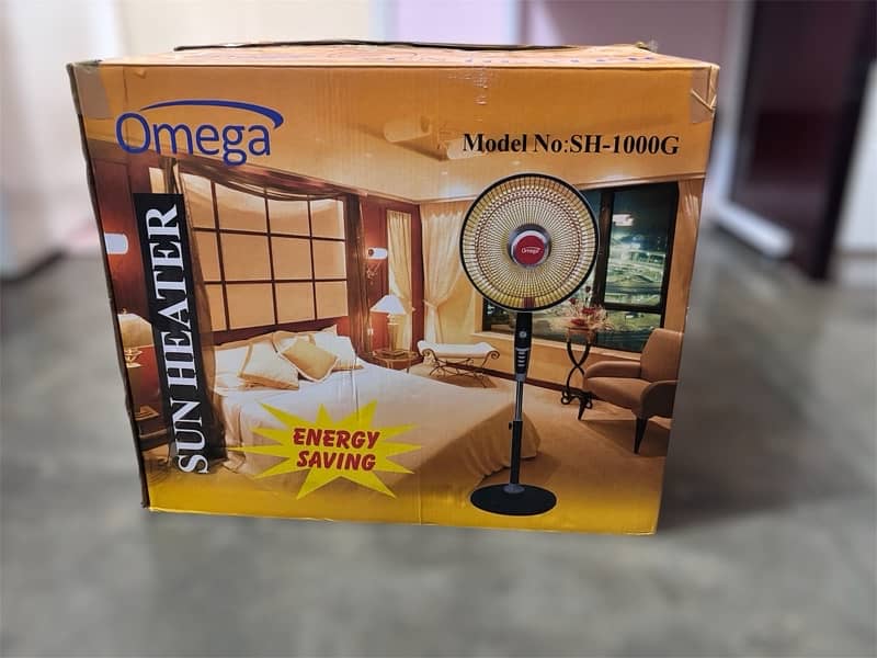 Omega Electric Sun Heater - like brand new one time used only 1