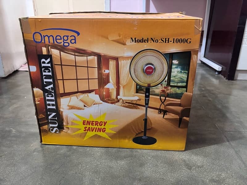 Omega Electric Sun Heater - like brand new one time used only 3