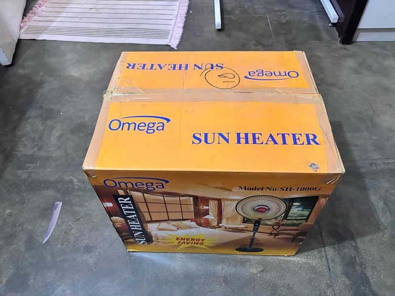 Omega Electric Sun Heater - like brand new one time used only 5