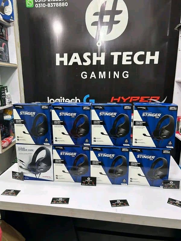 Hyper x cloud stinger core wired gaming headset 0