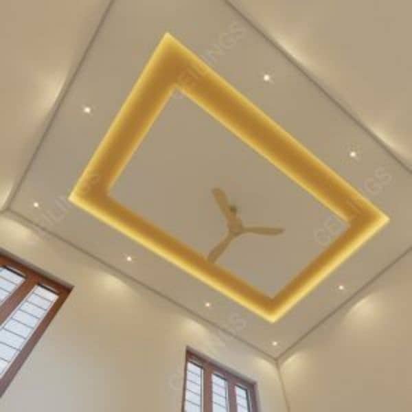 Pop False ceiling/ Plaster of Paris Ceiling 9