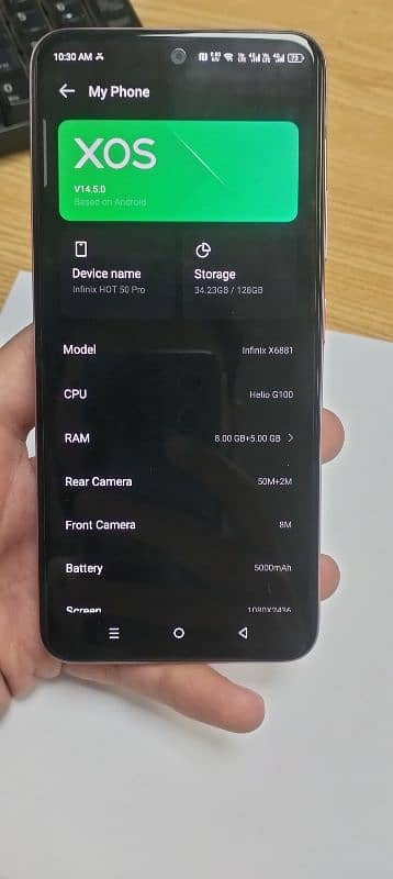Infinix Hot 50 pro 5