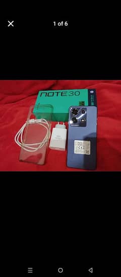 infinix note 30 in lush condition 10/10