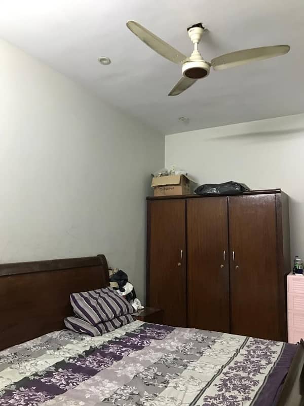 two bed dd first floor portion for rent in johar 3