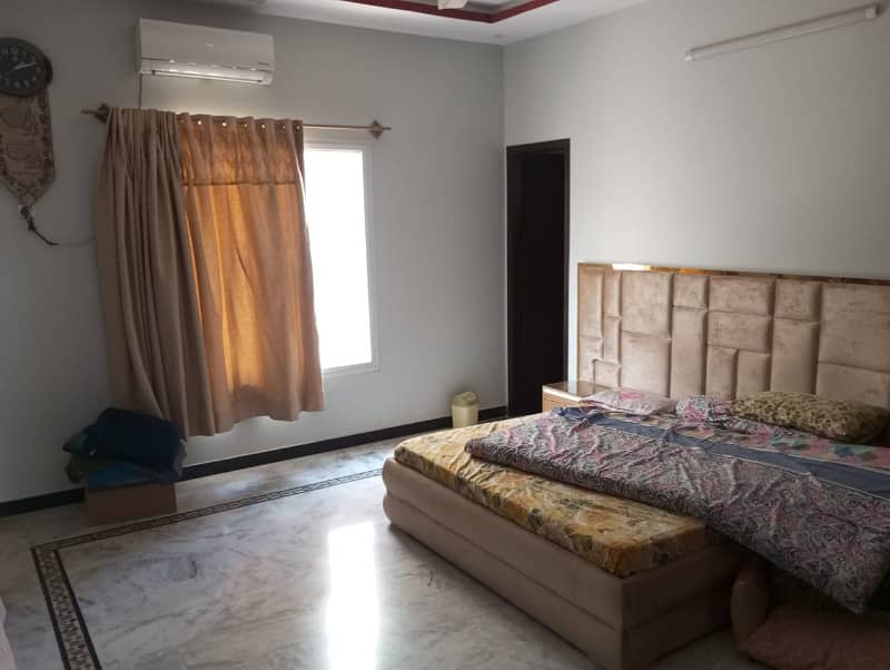 three bed dd first floor well maintained portion for rent in PIA society jauhar 0