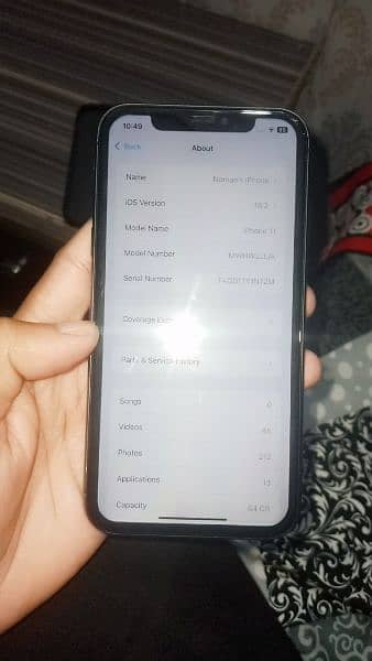 Iphone 11.64GB Jv . 5