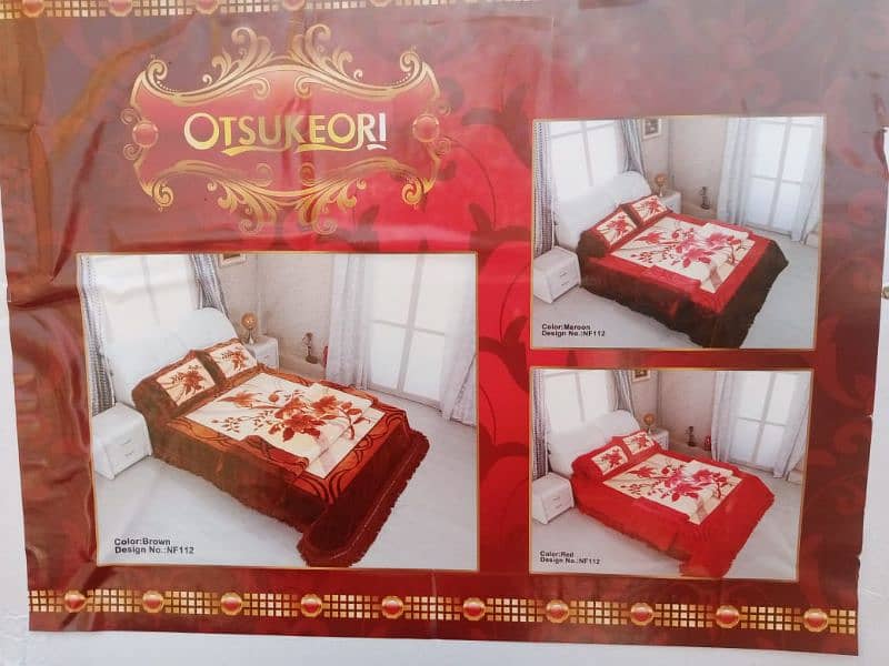 velvet bedsheet with blanket 1