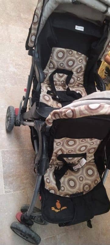 baby pram 2 seater 3