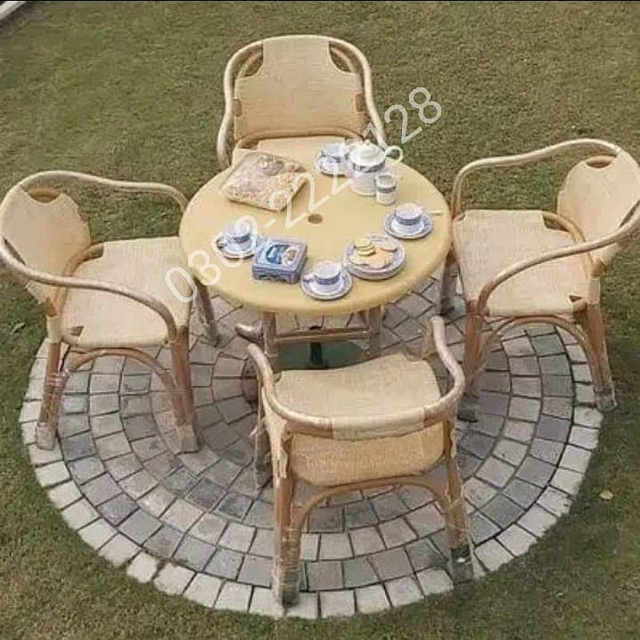 Rattan Garden Lawn Outdoor Furniture, Restaurant cafe rooftop chairs 0