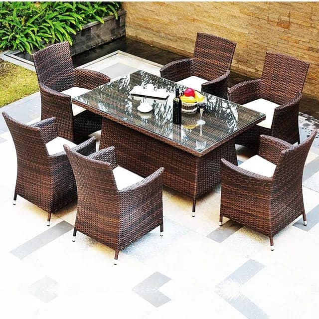 Rattan Garden Lawn Outdoor Furniture, Restaurant cafe rooftop chairs 11