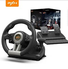 PXN V3 Pro Steering Wheel with Pedals - Realistic Gaming Experience
                                title=