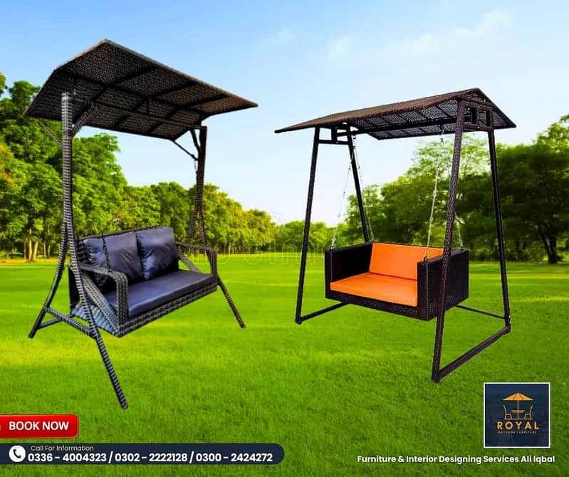 Swing - Chair Jhoola - Garden swing - Hanging swing -  outdoor swing 0