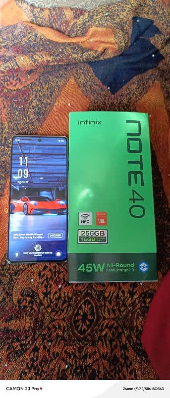 infinix note 40 . . . 16. . . 256 all ok 1