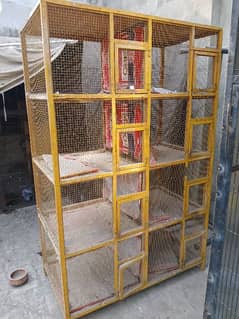 8 pair wooden cage