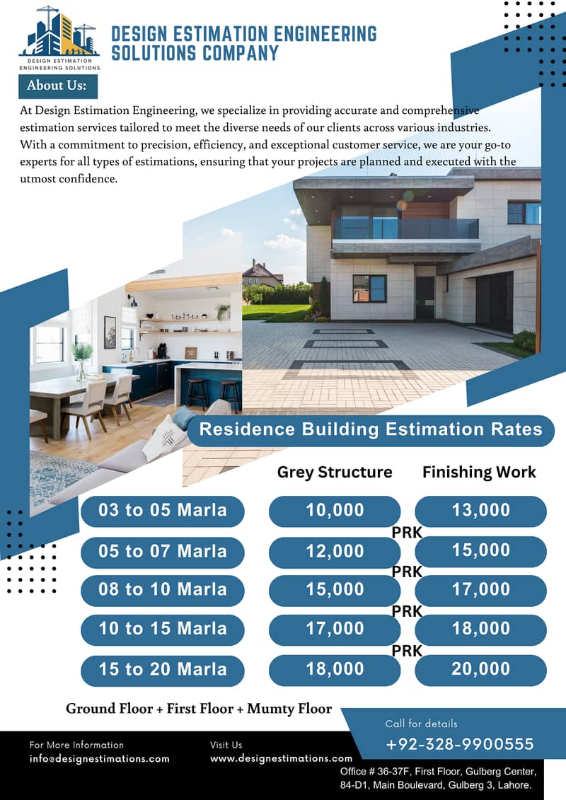 Architecture Services & Interior Designer & Construction Estimate, BBS 7