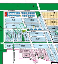 01 Kanal 50*90 Plot for sale in CDECHS, E-16/2, Cabinet Society E-16/17