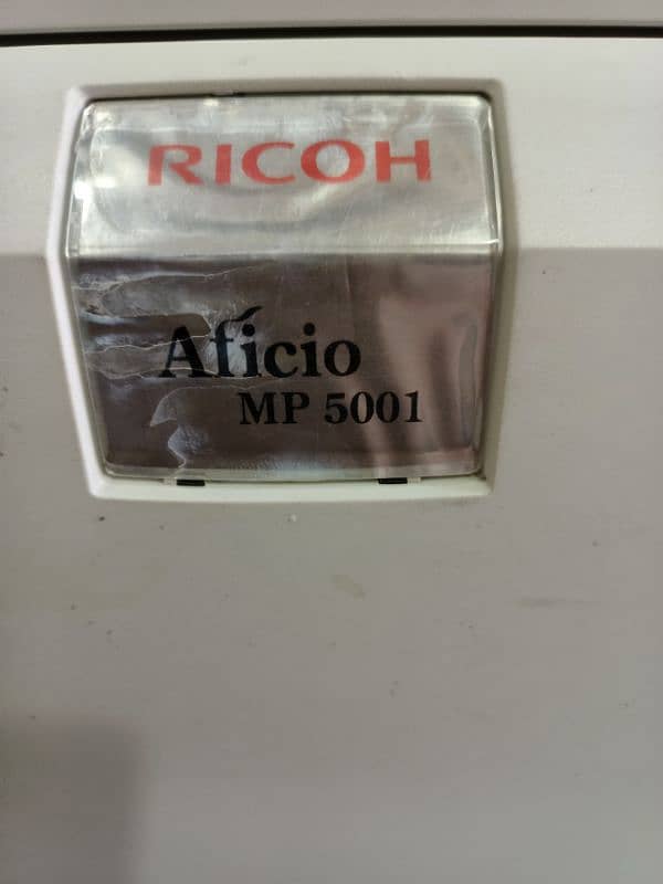 Ricoh aficio 5001 photocopy machine 2