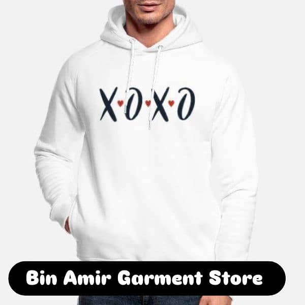 x. o. x. o printed unisex hoodie 1